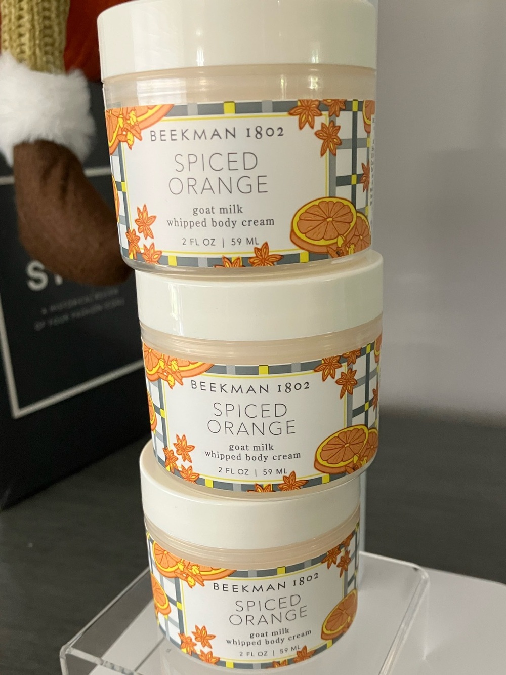 Trio of Beekman 1802 Spiced Orange Whipped Body Cream